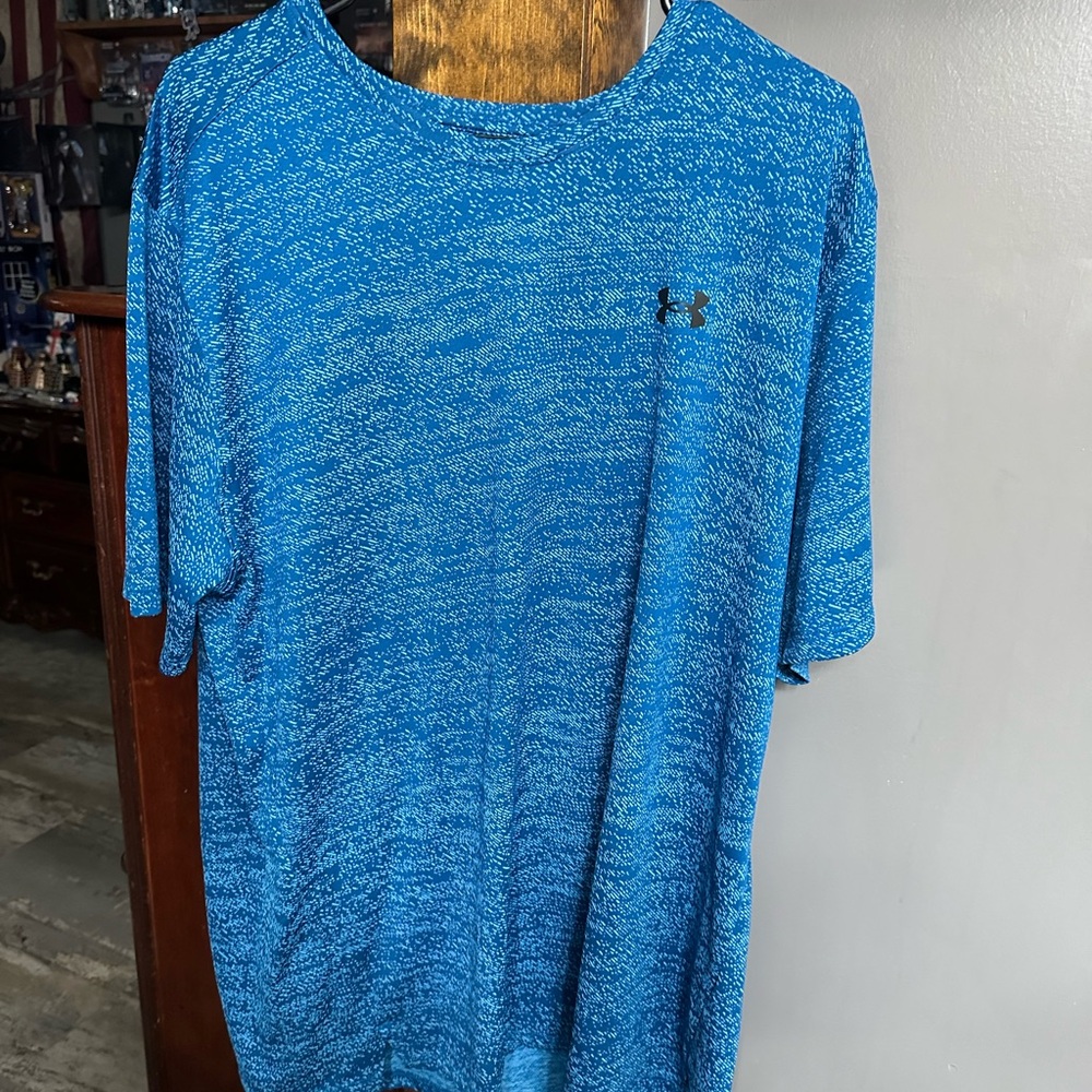 Under Armour activewear blue shirt